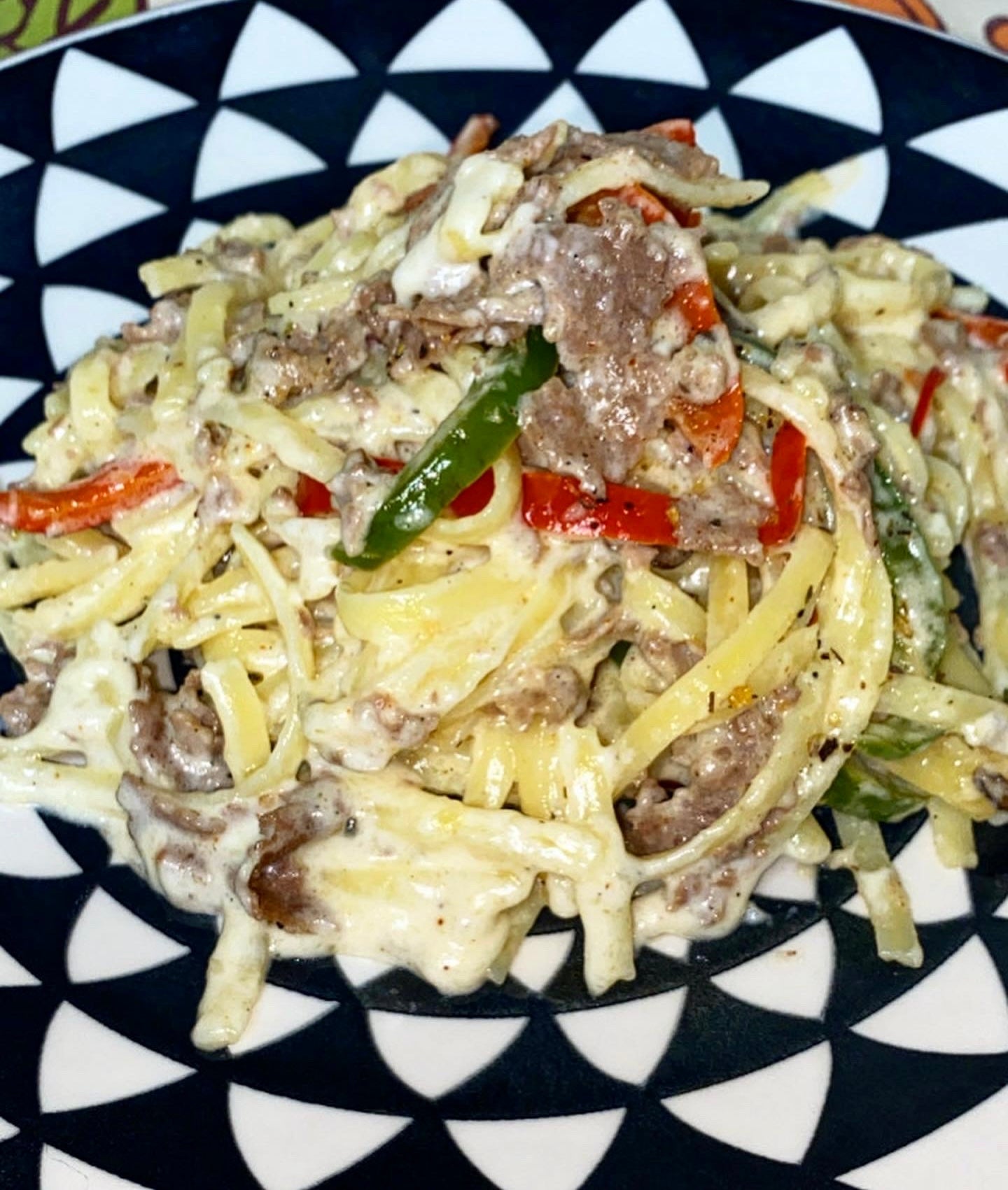 Philly Cheese Steak Pasta